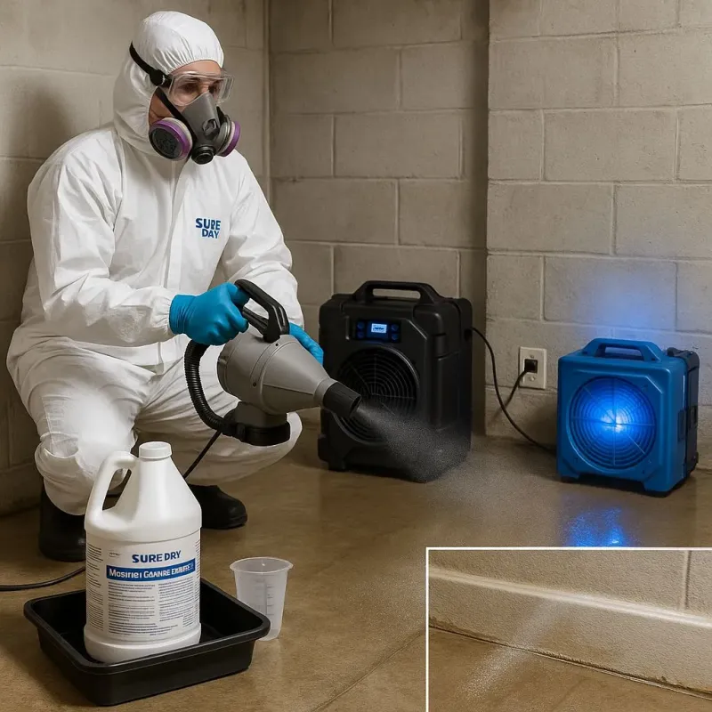 Sanitization and Odor Removal process in Parsons, TN