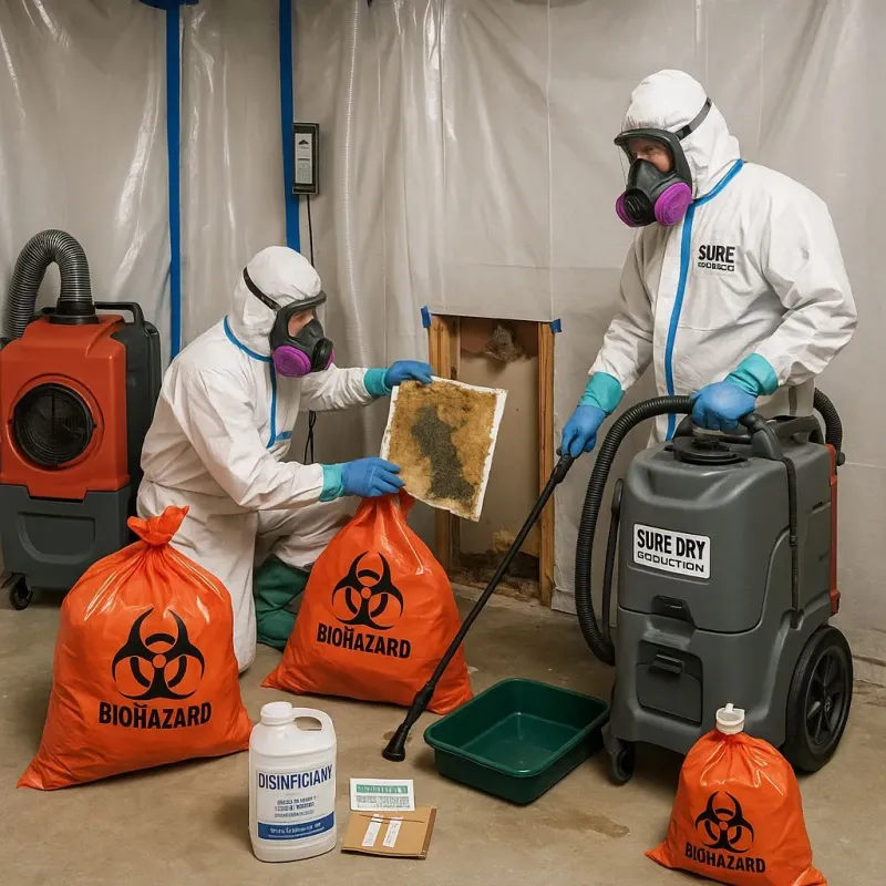 Contaminated Water Handling Protocols process in Parsons, TN